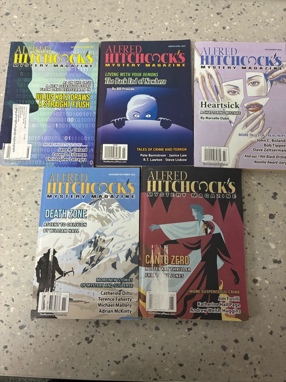 Short stories books Hitchcock(Set of 5)